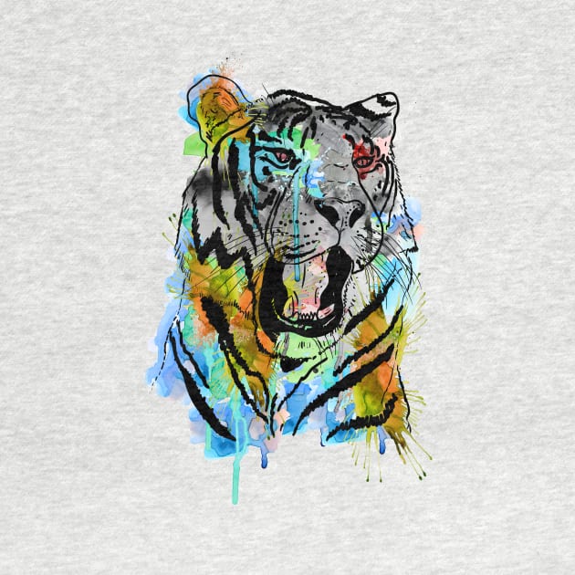 Watercolor Tiger by LivMat